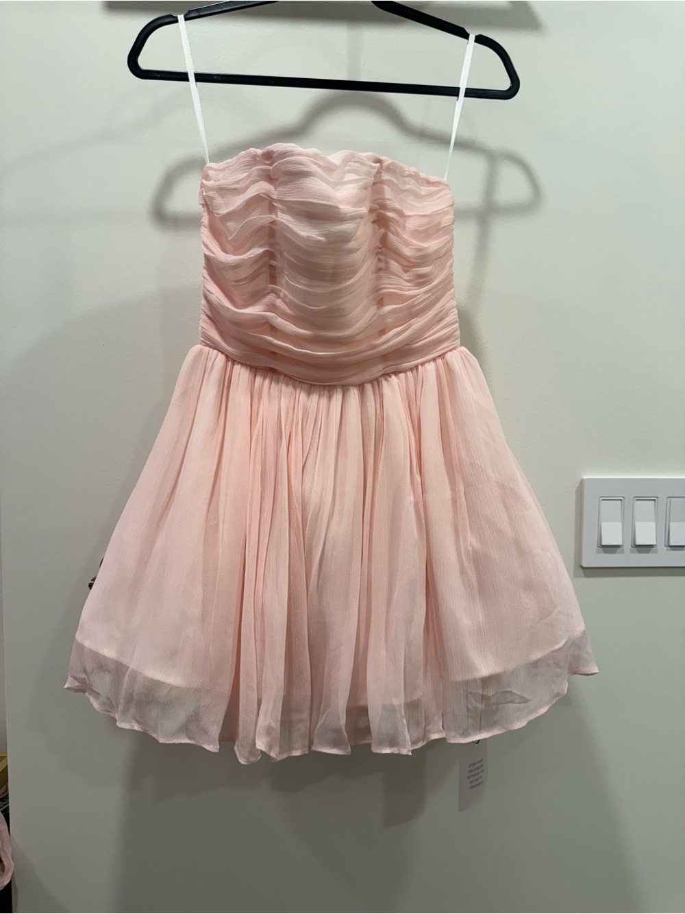 LPA Pale Pink Chiffon Layered Cocktail Dress Perfect for Homecoming!